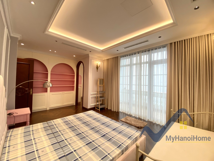 Thuê đơn lập Vinhomes Harmony Nguyệt Quế, full nội thất, có thang máy 9