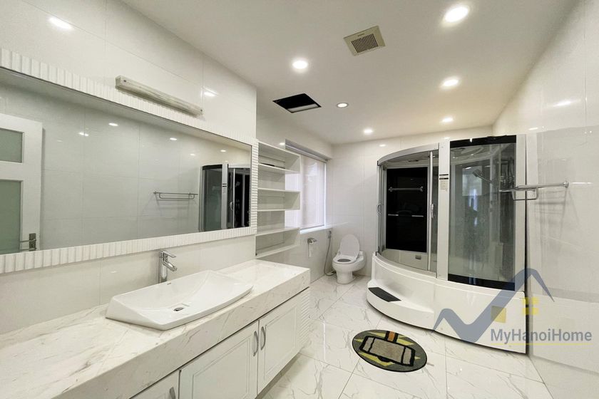 Thuê song lập Vinhomes Riverside full nội thất hiện đại 10