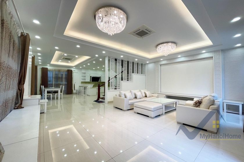 Thuê song lập Vinhomes Riverside full nội thất hiện đại 2