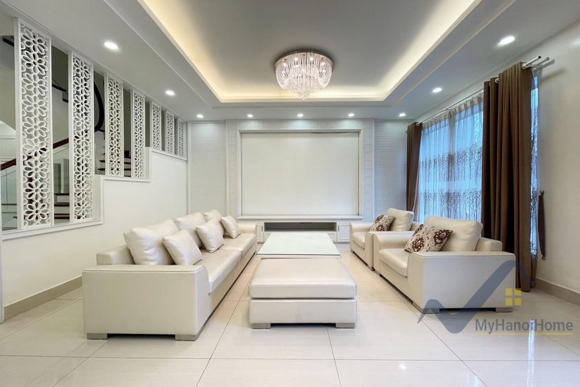 Thuê song lập Vinhomes Riverside full nội thất hiện đại 3