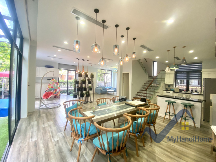 Thuê song lập Vinhomes Riverside Long Biên full nội thất 2