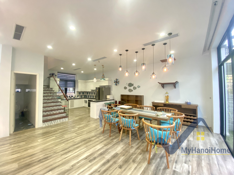 Thuê song lập Vinhomes Riverside Long Biên full nội thất 4