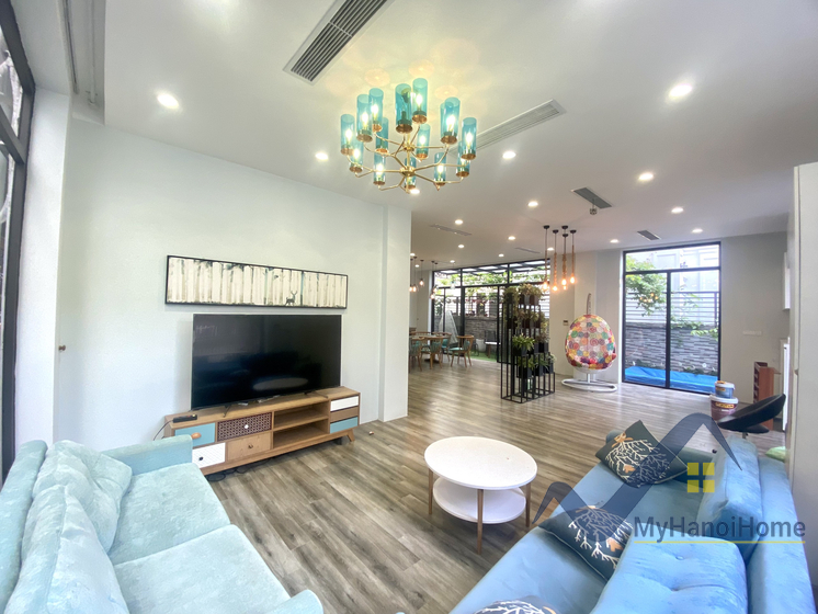 Thuê song lập Vinhomes Riverside Long Biên full nội thất 5